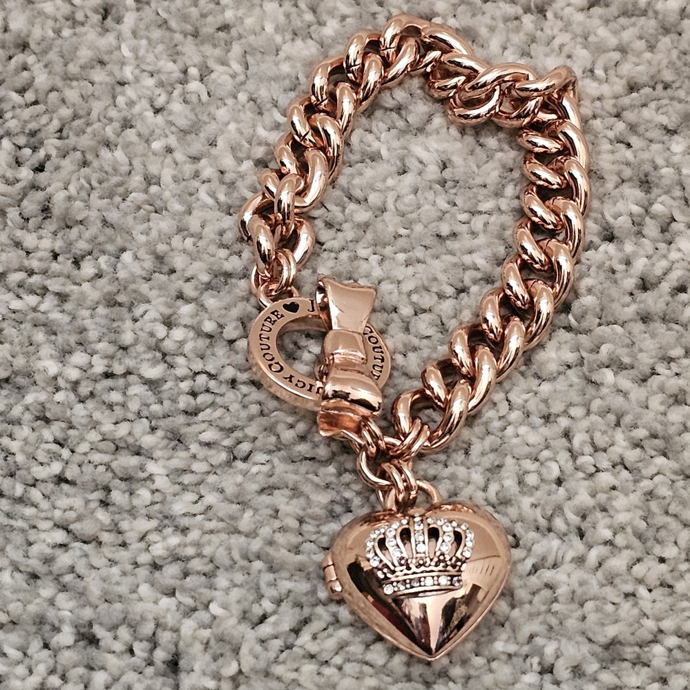 Juicy Couture Rose Gold Charm Bracelet